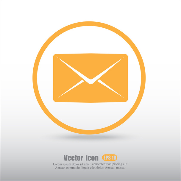 icône d'enveloppe fermée
 - Vecteur, image