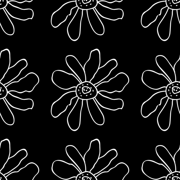 Floral seamless pattern. - Vector, Imagen