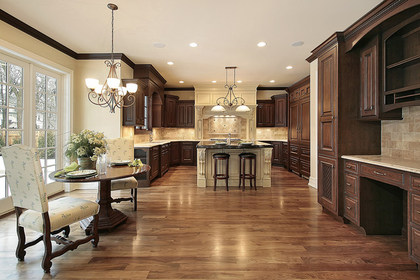 Luxury kitchen with eating area - Photo, Image