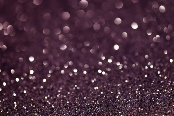 Violet Festive Christmas abstract bokeh background - Photo, Image