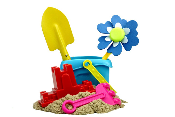 Kinetic Sand With Child Toys For Indoor Children Creativity Game - Photo, Image