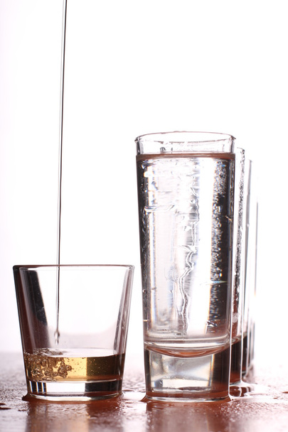 Glasses and alcoholic drink - Photo, Image