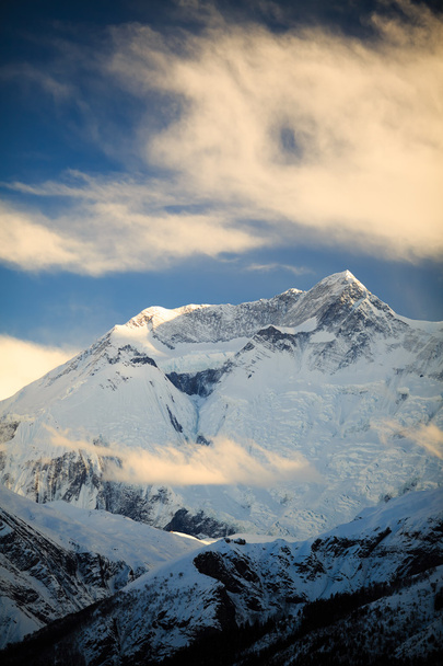 Montanha paisagem inspiradora, Annapurna gama Nepal
 - Foto, Imagem