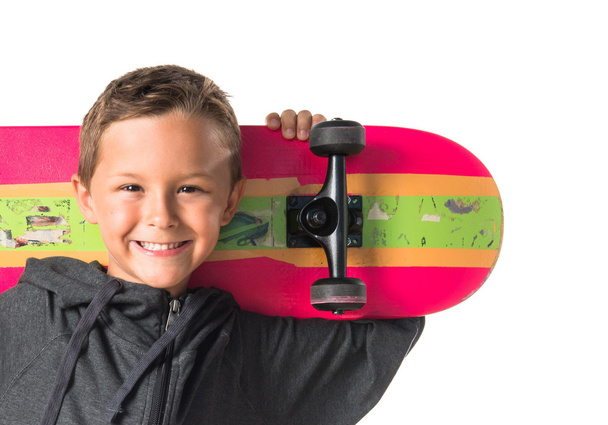 聖霊降臨祭は子供の彼のスケート - 写真・画像