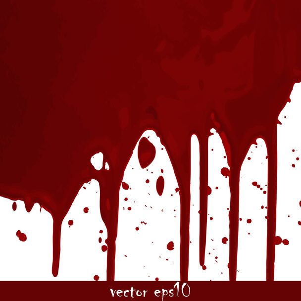 plamy Splattered krwi - Wektor, obraz