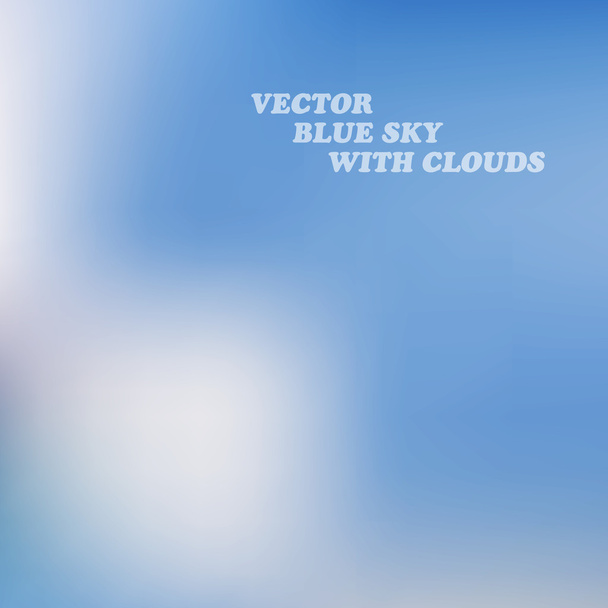 облака в голубом небе - Вектор,изображение
