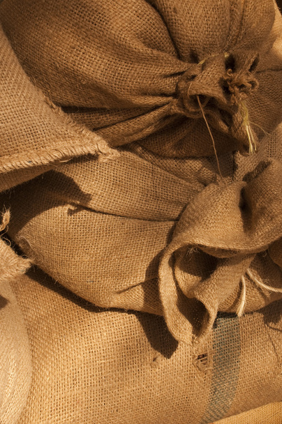 Мешки джута, используемые в качестве фона
 - Фото, изображение
