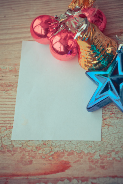 Décoration de Noël et papier vintage
 - Photo, image
