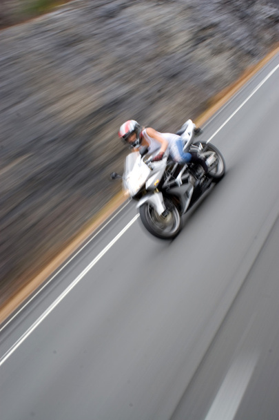 versnelling motorfiets vervagen - Foto, afbeelding