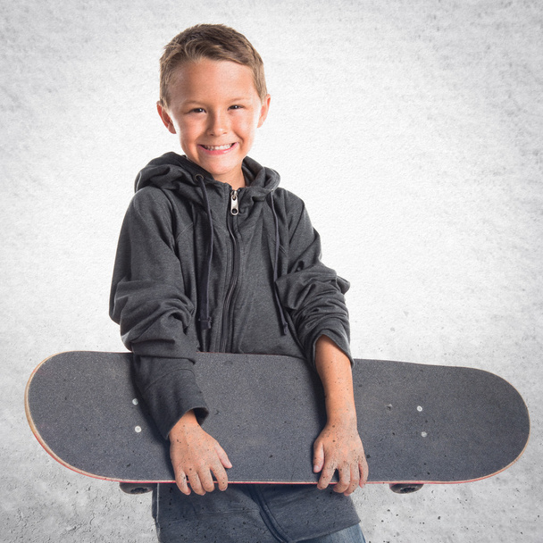 Kid whit his skate - Photo, Image