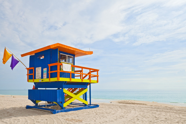 Lifeguard house Miami Beach Florida - Photo, Image