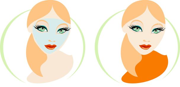 Beauty care for women - Vector, Image