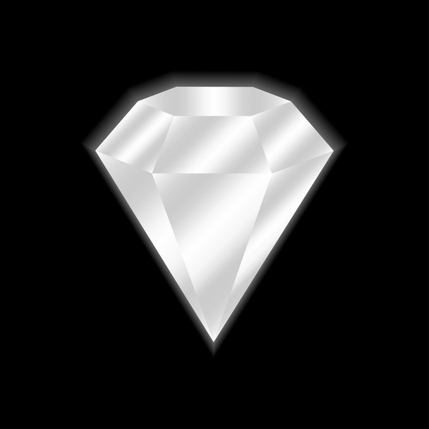 Vektorillustration des Diamanten - Vektor, Bild