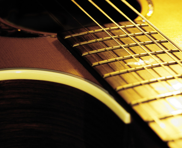 Close-up da guitarra
 - Foto, Imagem
