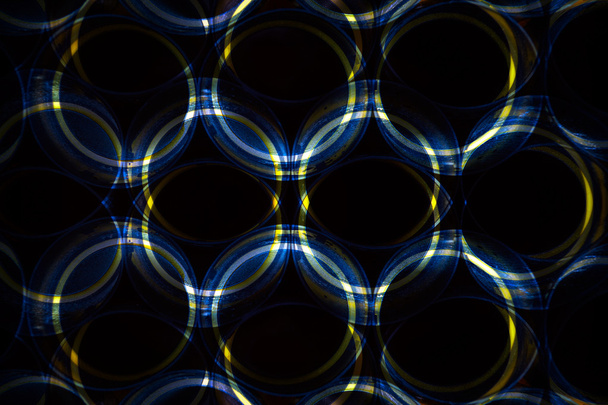 Abstract blue and yellow pattern - Photo, Image