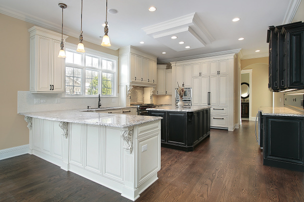 Kitchen with white cabinetry - Photo, Image