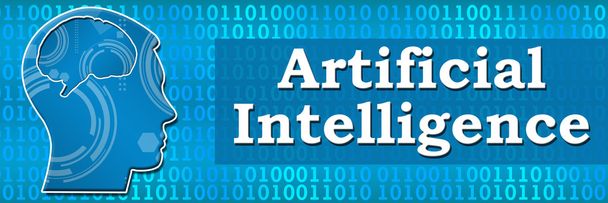 Banner de cerebro binario de inteligencia artificial
 - Foto, Imagen