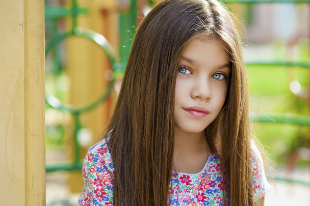 Sweet little girl outdoors - Valokuva, kuva