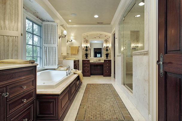 Hlavní koupelna v luxusní dům - Fotografie, Obrázek