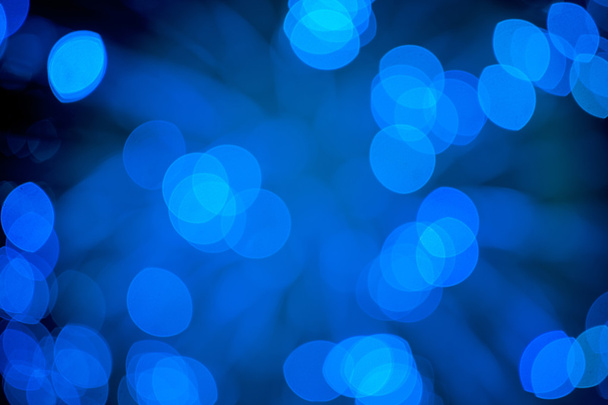 Blue bokeh abstract background - Foto, afbeelding