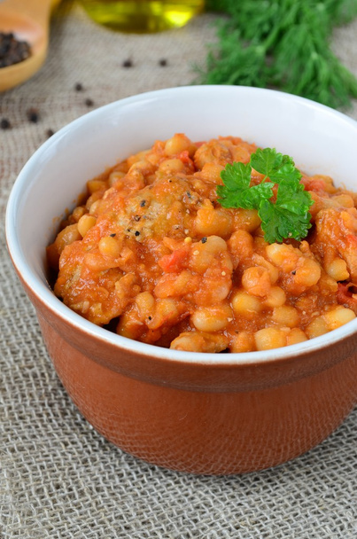 Meat and bean stew - Photo, Image