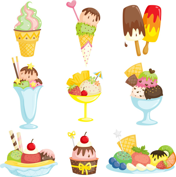 Ice cream - Vector, imagen