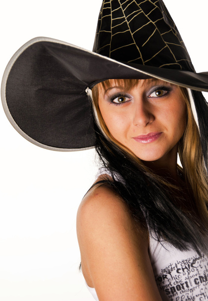 The beautiful girl in a hat - Fotografie, Obrázek