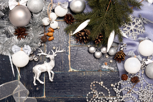 The Lovely Christmas CompositionChristmas Background - Zdjęcie, obraz