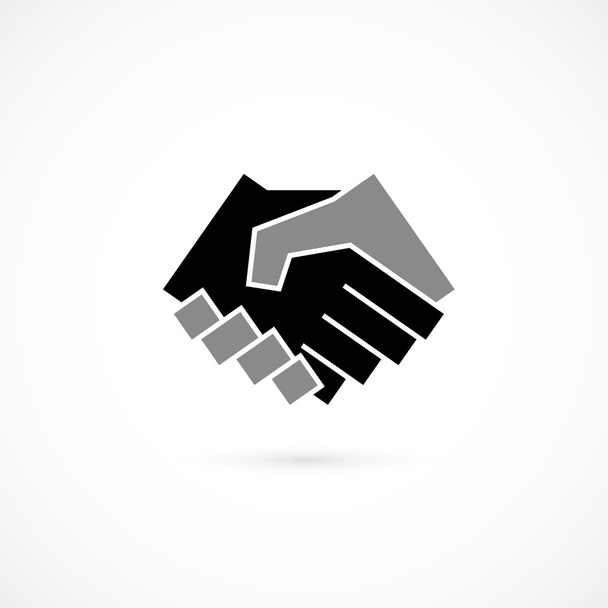 Handshake abstraktní logo - Vektor, obrázek