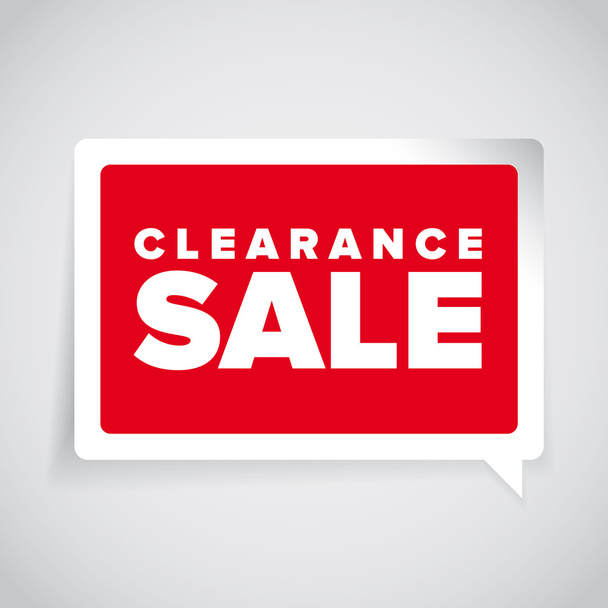 Clearance sale label vector - Vector, Image