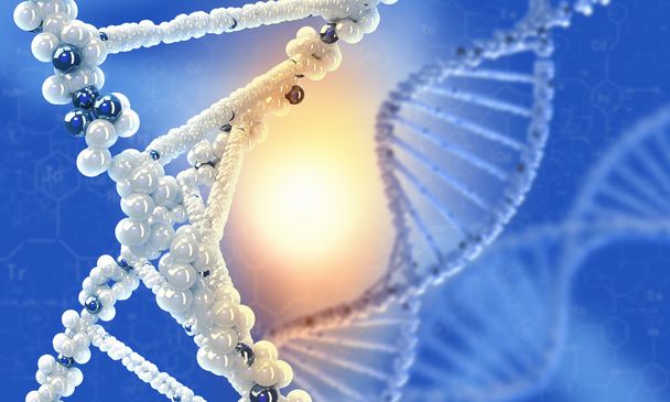 Molécula de ADN. Imagen conceptual
 - Foto, Imagen