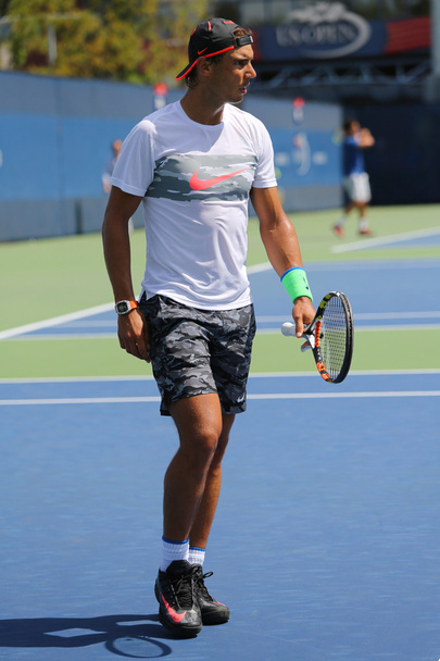 Fourteen times Grand Slam Champion Rafael Nadal of Spain practices for US Open 2015 - Fotografie, Obrázek