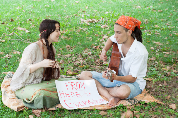 hippies dans une journée ensoleillée
 - Photo, image