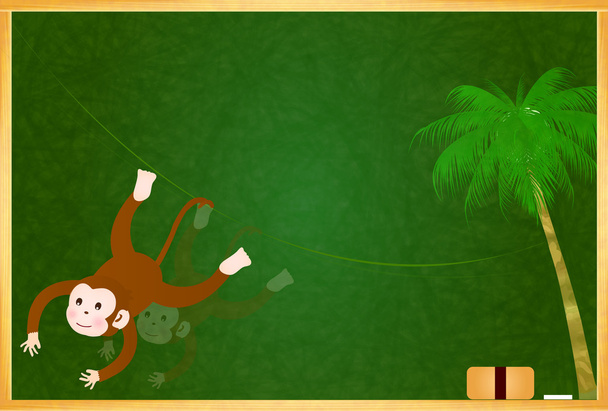 фон вітальних листівок мавпи
 - Вектор, зображення
