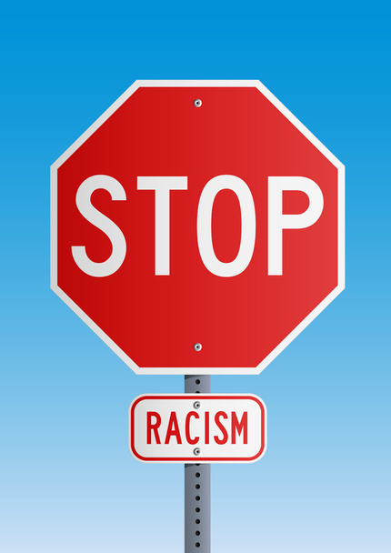 Остановить расизм
 - Вектор,изображение