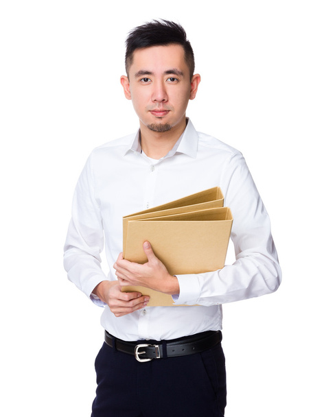 Молодий азіатський бізнесмен у білій сорочці
 - Фото, зображення