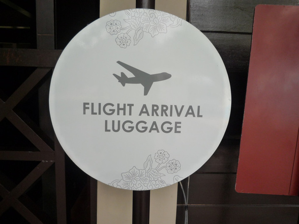 Señal de equipaje de vuelo
 - Foto, imagen