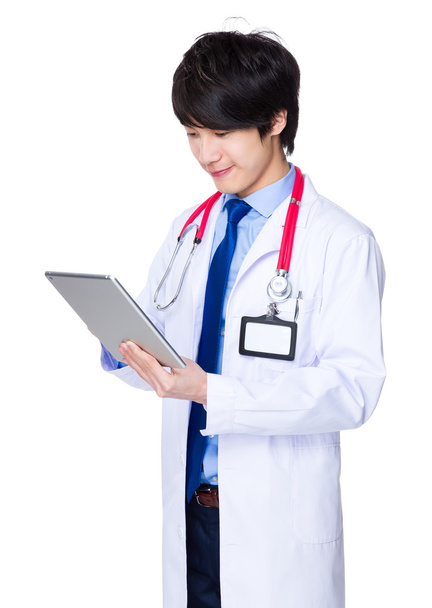 asian male doctor in white coat - Photo, Image