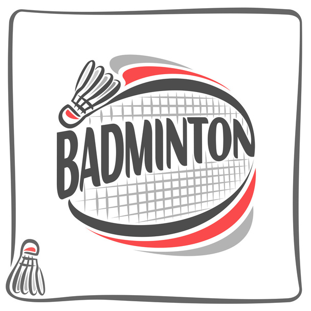 Obrázek na téma badminton - Vektor, obrázek