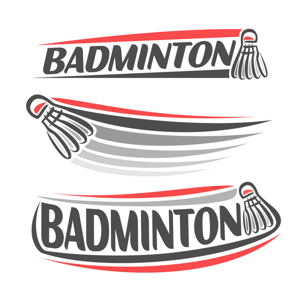 Obrázky na téma badminton - Vektor, obrázek