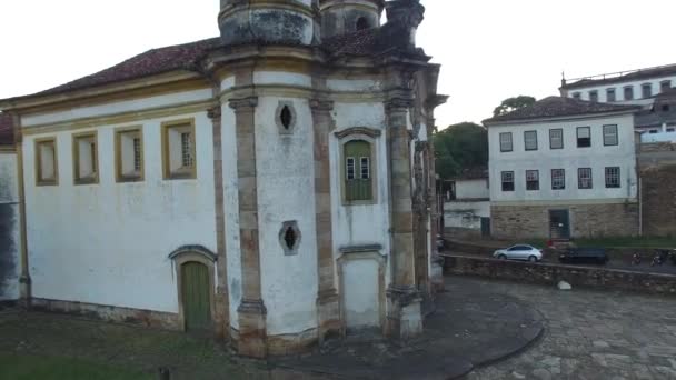 Igreja de Sao Francisco de Assis w Ouro Preto - Materiał filmowy, wideo