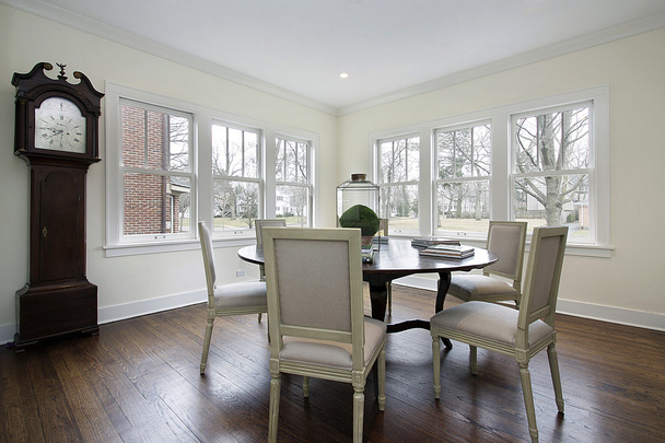 Dining room with grandfather clock - Photo, Image
