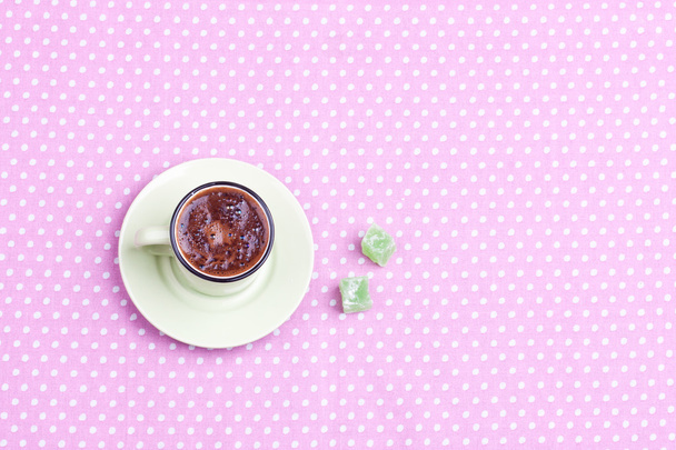 Turkish Coffee on a polka dot - Fotó, kép