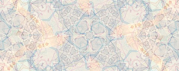 Light blue kaleidoscope background - Photo, image