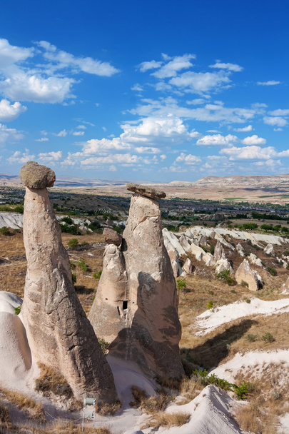 Panoramiczne widoki na krajobrazy Kapadocji - Zdjęcie, obraz