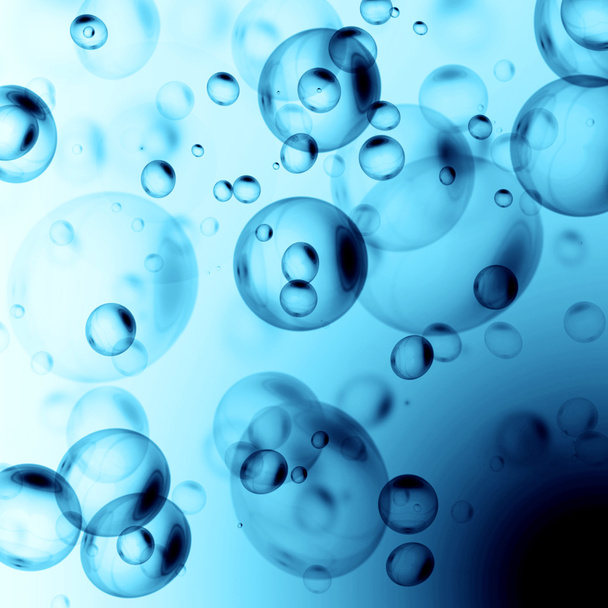 Air bubbles of water - Foto, afbeelding