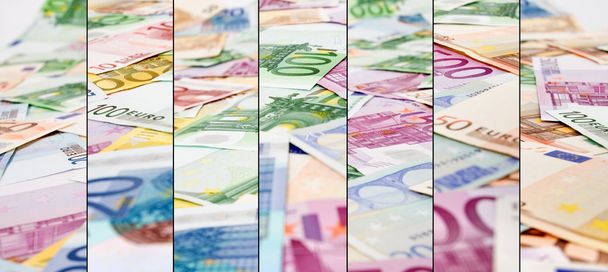 Fondo abstracto de la moneda del euro
 - Foto, Imagen