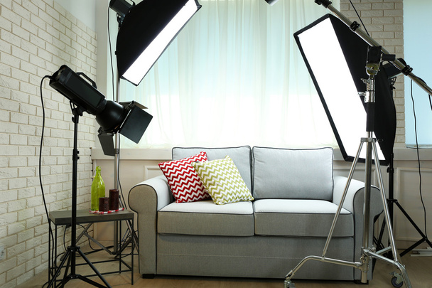 Photo studio with modern interior - Foto, imagen