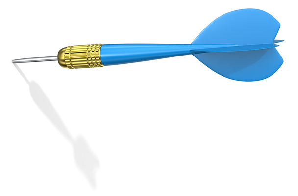 Blue Dart Arrow. - Фото, изображение