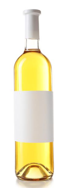 bottle of wine isolated on white background - Foto, imagen